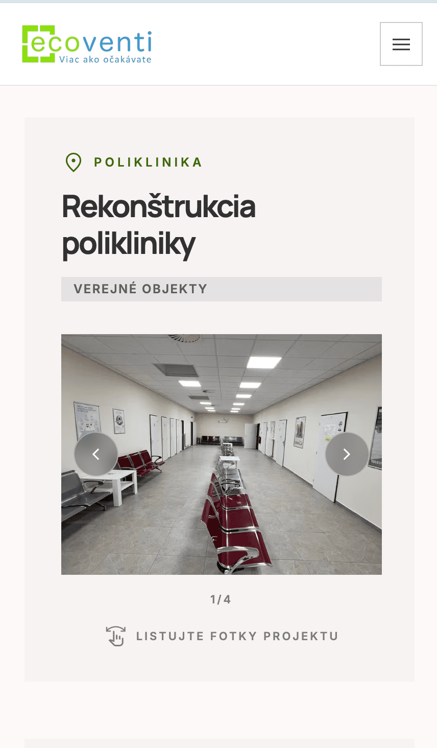 Ecoventi s.r.o., Poltár – Stavební firma + servis oken – Mobile 04