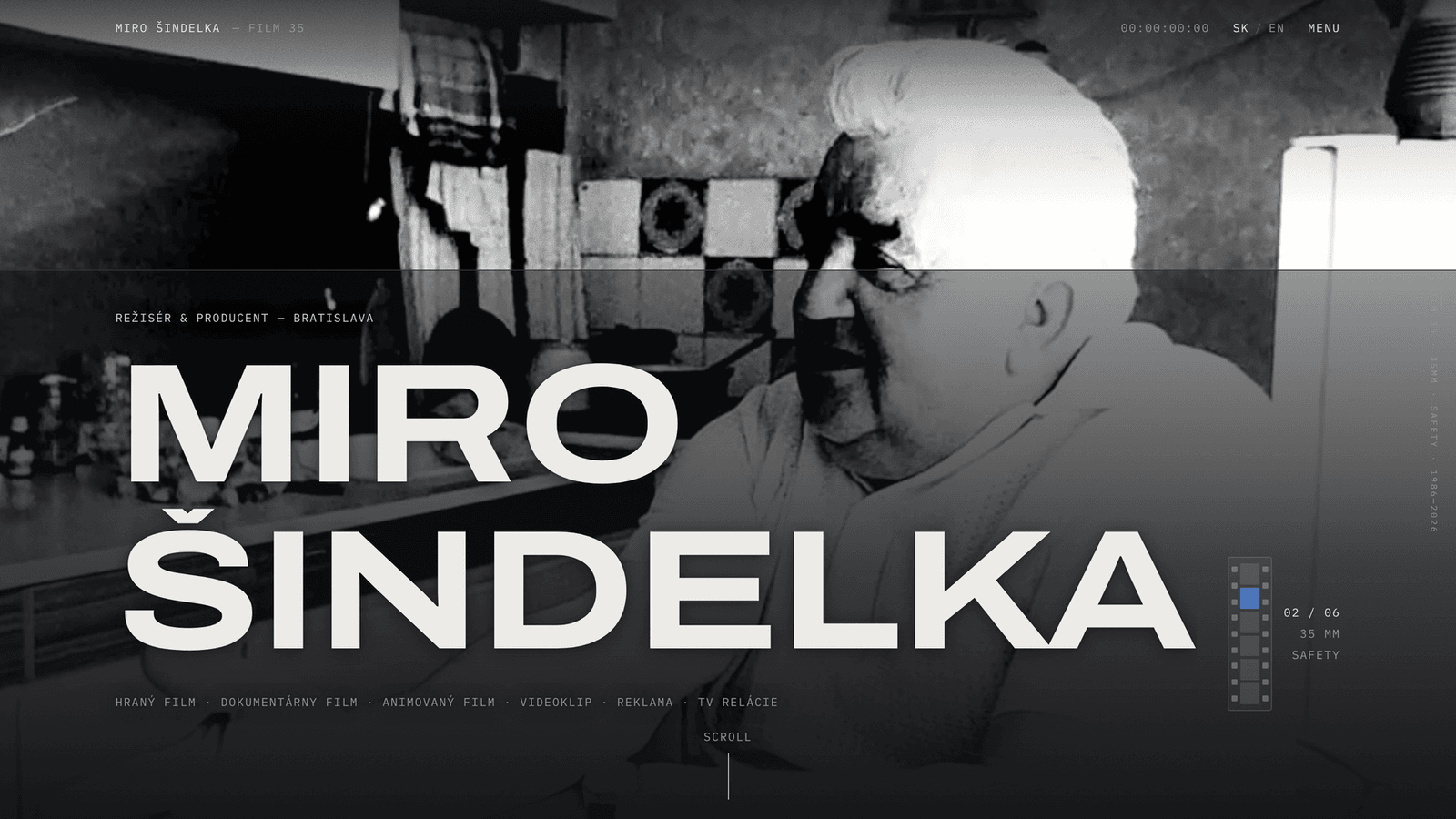 FILM 35 s.r.o. – Portfolio filmového režiséra – Domů — úvod